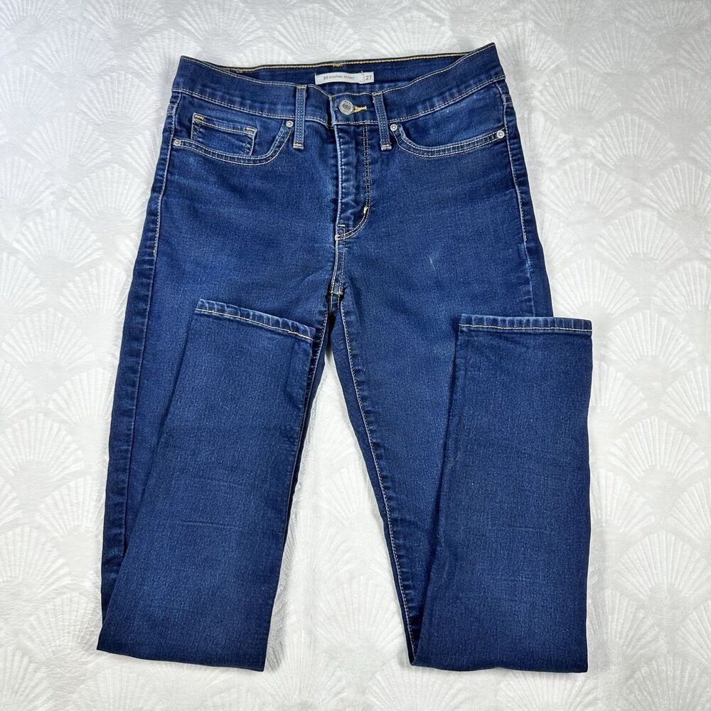 Levi's Women's 311 Shaping Skinny Stretch Jeans 27x28 Dark Wash Blue